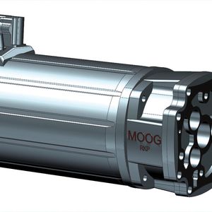 Pumpen-Motoreinheit eines elektrohydrostatischen Servoantriebs.