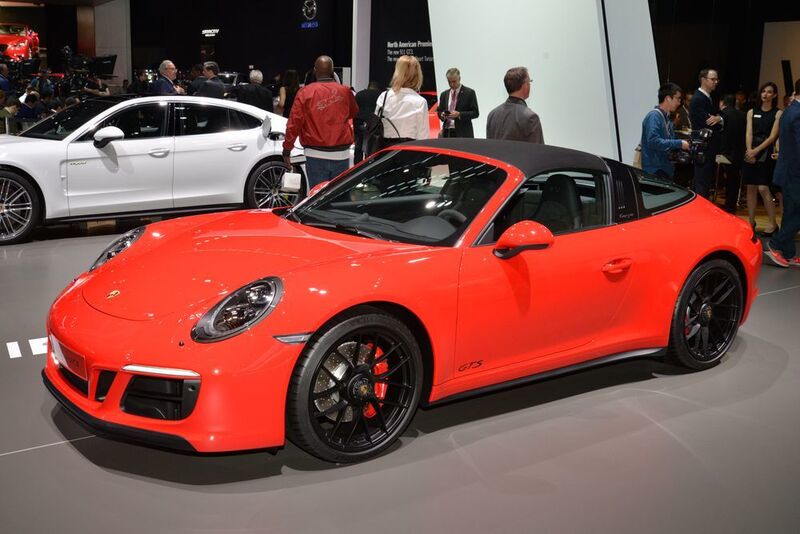 Außerdem am Porsche-Stand: der 911 Targa 4 GTS. (Newspress)