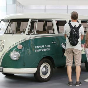 Viele Aussteller waren trotz erwartbarem Besucherschwund angereist und hatten sowohl historische Reisemobile ...(Bild: Messe Düsseldorf)