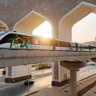 Two lines, 45,000 passengers per direction per hour: That is what the monorail in Cairo, now partially in operation, is expected to achieve. (Image:ALSTOM SA 2025 | Innovia)