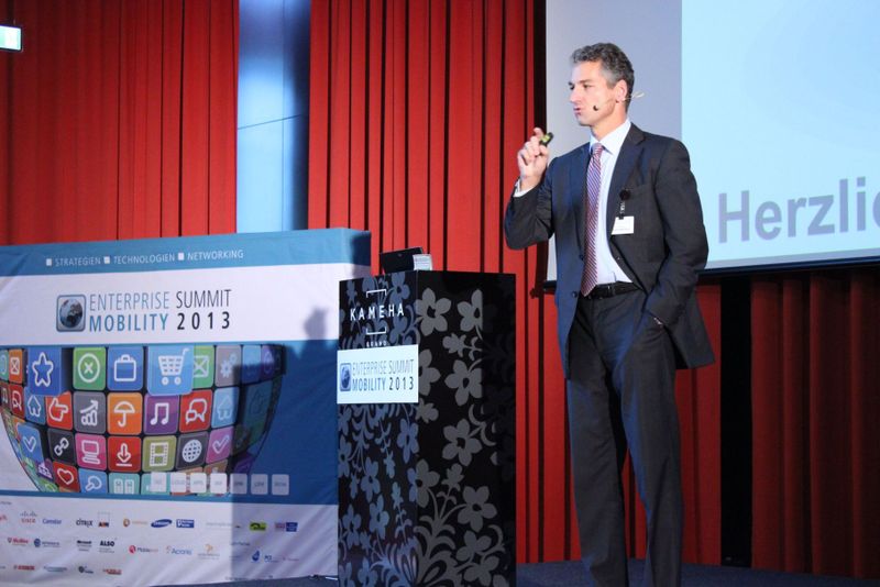 Maximale Sicherheit bei höchster Mobilität - das war das Thema von Dr. Kai Höhmann von Seven Principles. (Vogel IT-Medien)