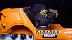 Der Sitz von Axkid machte im Crashtest keinen guten Eindruck. (Bild: ADAC/Test und Technik)