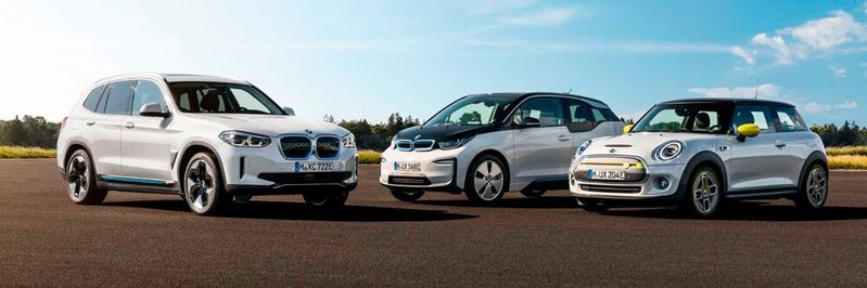 BMW and MINI electric vehicle prototypes. BMW and MINI electric vehicle prototypes.