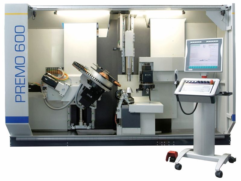 Bild 4: Bei der Drückmaschine Premo 600 sorgen 13 programmierbare Achsen für hohe Flexibilität und schnelle Umrüstung bzw. Einrichtung. (Bild: Abacus Maschinenbau)