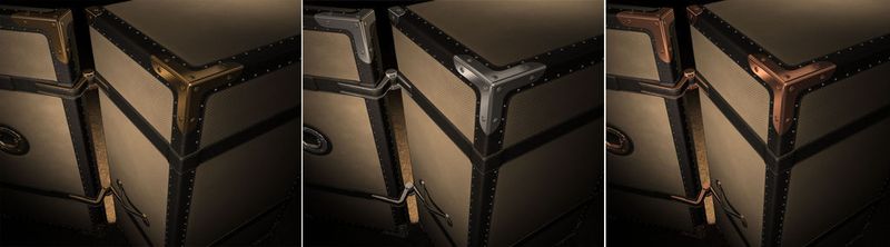 Rosegold, Gold oder Platin – konfigurierbare virtuelle Zierteile für einen Luxustresor. (Archiv: Vogel Business Media)