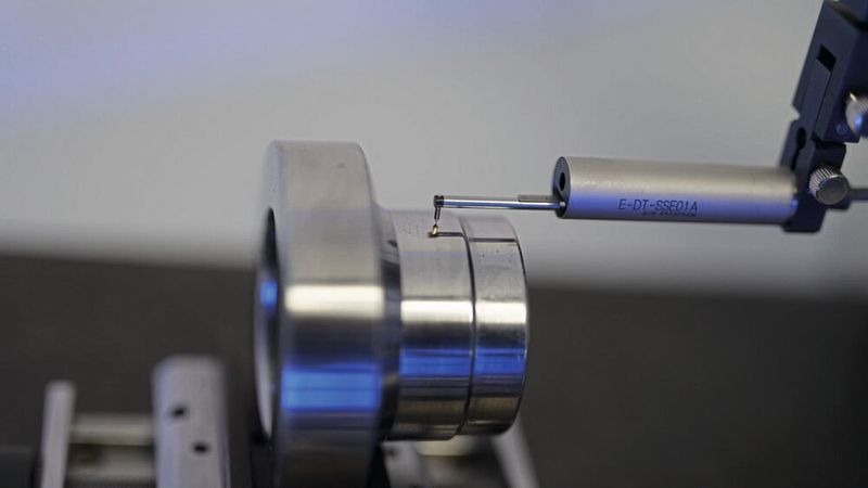 Determination of surface roughness on a workpiece with the Accretech Surfcom Nex 200. (Image:Accretech)