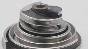 Das Pumpenlaufrad entstand durch additive Fertigung mit anschließender spanender Bearbeitung. (Bild: Open Mind Technologies)