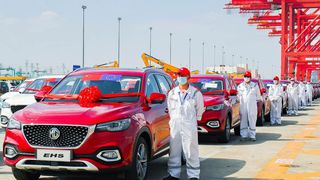 MG Motor ist die erfolgreichste chinesische Marke in Deutschland. Insgesamt haben Exporte der chinesischen Autoindustrie in die Welt stark zugenommen. (Bild: MG)