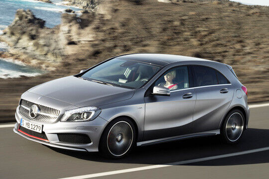 Konzeptwechsel: Die neue A-Klasse von Mercedes präsentiert sich als sportlich ausgelegte Interpretation des Themas Kompaktwagen. (Mercedes)