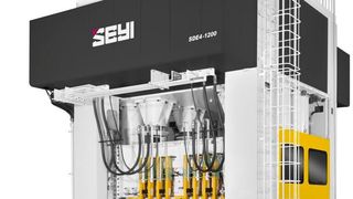 Servopressen von Seyi sind mit Sensoren ausgerüstet, dadurch können sich anbahnende Fehler bereits verhindert werden.  (Seyi)