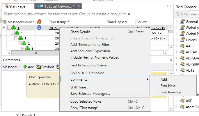 Abbildung 10: Über das Kontextmenü eines Paketes und die Auswahl von 