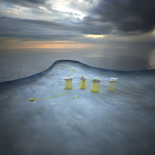 The offshore mega project Johan Sverdrup (Picture: Statoil)