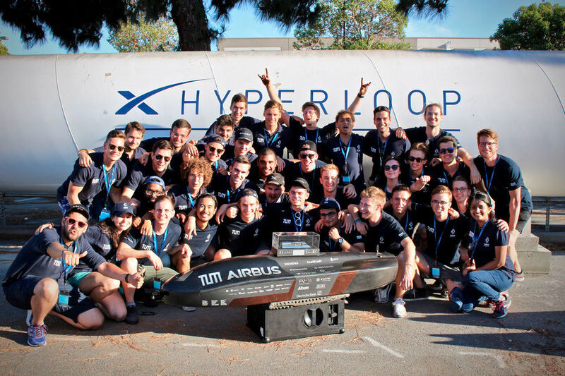 Das Warr Hyperloop Team gewann zum dritten Mal die Hyperloop Pod Competition. (WARR Hyperloop)