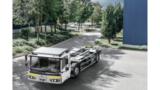 Der „ePrecisionMover“ (ePM) von TII Kamag kommt als vollständig elektrisch angetriebener Wechselbrücken-Hubwagen für Betriebshöfe mittlerweile in der 3. Generation daher. (Bild: TII Kamag)