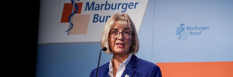Dr. Susanne Johna, 1. Vorsitzende des Marburger Bundes, kandidiert im Mai für das Amt der Präsidentin der Bundesärztekammer