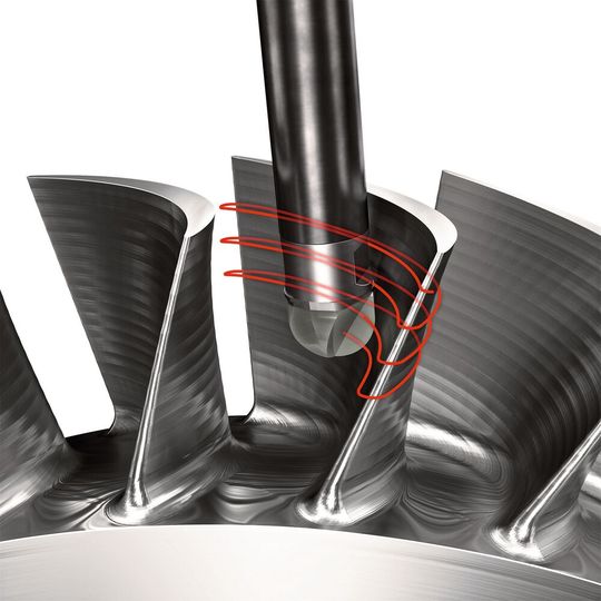 Der «Coromill 316» mit Keramik-Wechselkopf verfügt über eine gelötete Keramik-Hartmetallverbindung, die sowohl Festigkeit als auch Flexibilität bietet – die Wechselkopfgeometrie ermöglicht eine einfachere und schnellere Profilbearbeitung. Der «Coromill 316» mit Keramik-Wechselkopf verfügt über eine gelötete Keramik-Hartmetallverbindung, die sowohl Festigkeit als auch Flexibilität bietet – die Wechselkopfgeometrie ermöglicht eine einfachere und schnellere Profilbearbeitung.