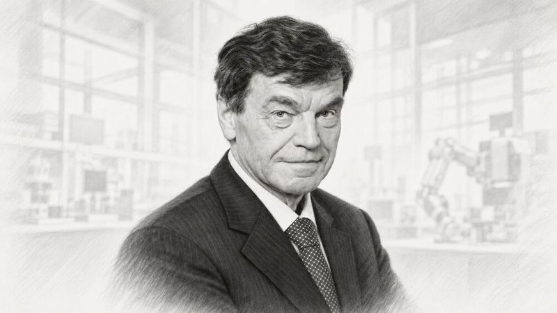 Gedenkgrafik zu Prof. Dr.-Ing. Klaus Feldmann, der die Elektronikfertigung und insbesondere die 3D-MID-Forschung in Deutschland über Jahrzehnte maßgeblich geprägt hat.(Bild:  KI-modifiziert)