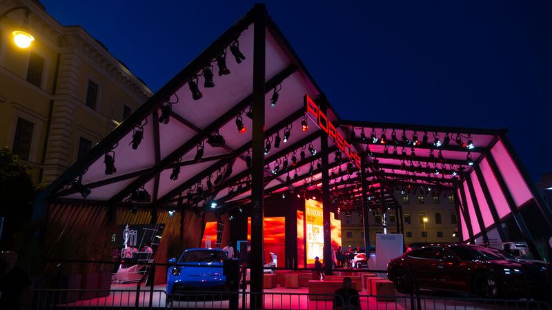 Porsche war 2021 ebenfalls auf dem Open Space vertreten. (Bild: IAA Mobility)