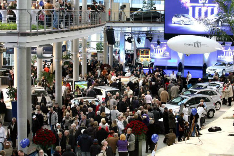 2009 feierte die Niederlassung ihr 100-jähriges Bestehen in Berlin. (Foto: Mercedes-Benz)