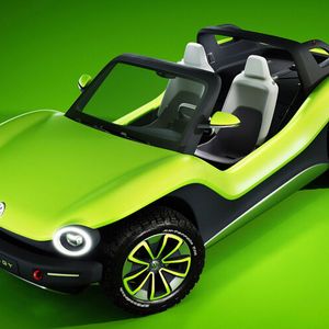 Türen sind für den ID Buggy nicht vorgesehen.(Bild:  VW)