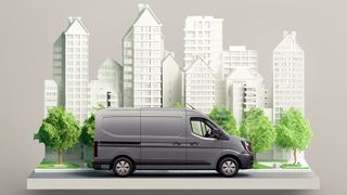 Die urbane Logistik findet in „The Good City“ rein elektrisch statt. (Bild: Renault Trucks)