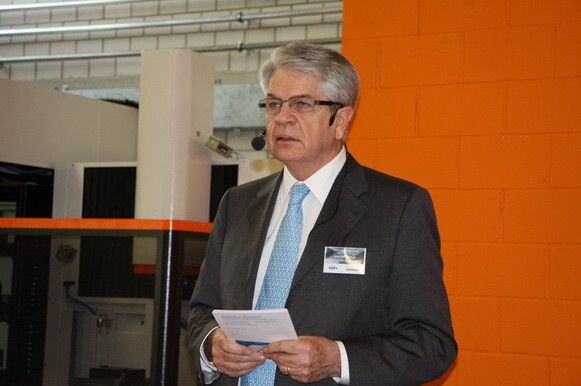 Jean-Pierre Wilmes, CEO GF AgieCharmilles, hat sich intensiv für den neuen Technologiecenter eingesetzt. (Bilder: Böhm)