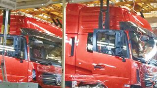 So wie in der Lkw-Serienfertigung werden dank der Einführung der mobilen Datenerfassung auch in den Service-Zentren nur Teile in Erstausrüsterqualität verbaut. (Bild: CipherLab)