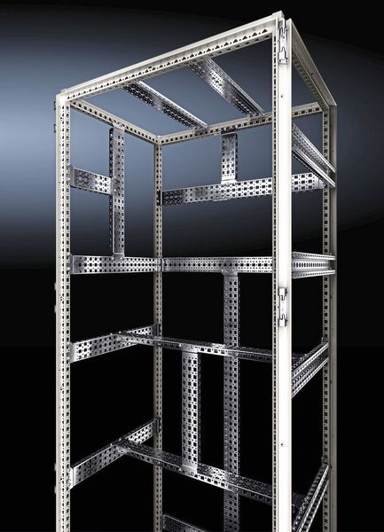 Bild 3: Durch ein übergreifendes, durchgängiges 25-mm-Raster und Symmetrie wurde die Komplexität in der Schaltschranktechnik wesentlich reduziert. (Rittal)