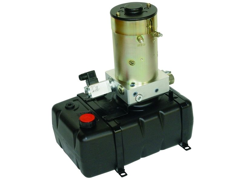 3 Alles dabei:  Ventil integriert in den Pumpenflansch eines Mini-Powerpacks. (Archiv: Vogel Business Media)