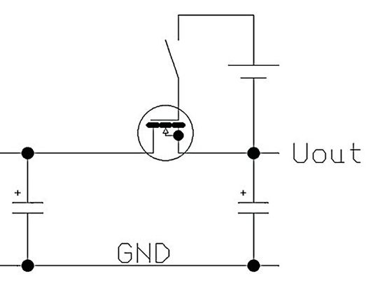 Bild 3:  Sekundärseitiger, elektronischer Schalter.(Bild:  inpotron Schaltnetzteile GmbH)