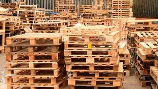 Auch Holzpaletten haben ein Recht auf ihr „Second Life“ ... (Bild: HPE)