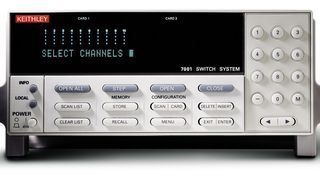 Schalt-Grundgerät Modell 7001 von Keithley (Archiv: Vogel Business Media)