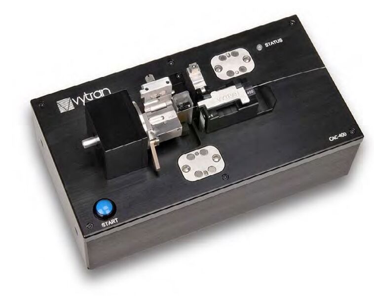 Vytran CAC 400: entwickelt für Fasern bis 600 µm Durchmesser (AMS Technologies)