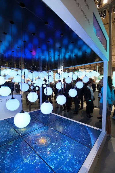 Die Siemens Mind Sphere auf der Hannover Messe 2016. (EUROMEDIAHOUSE)