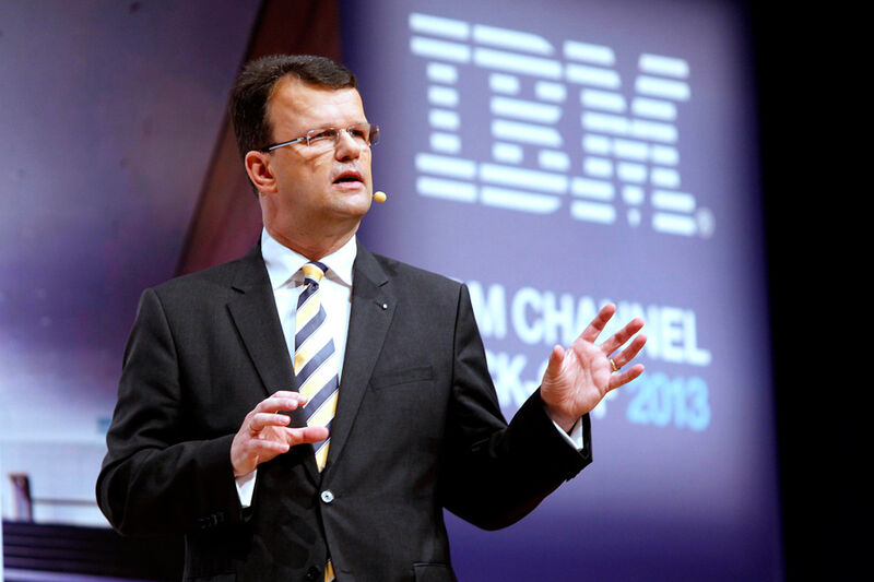 IBM-Channel-Chef Stephan Wippermann eröffnete mit seiner Keynote den Kick-off 2013. (IBM)