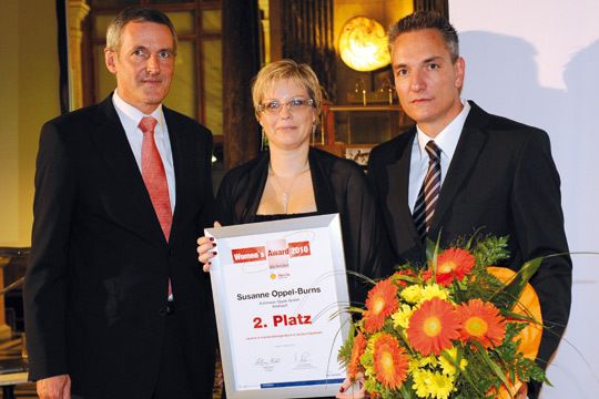 Susanne Oppel-Burns, Geschäftsführerin vom Autohaus Oppel, schaffte es beim Woman‘s Award 2010 auf den zweiten Platz. (Archiv: Vogel Business Media)
