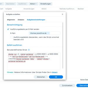 Portainer lässt sich als Container auf dem Synology-NAS nutzen.(Bild:  Joos)