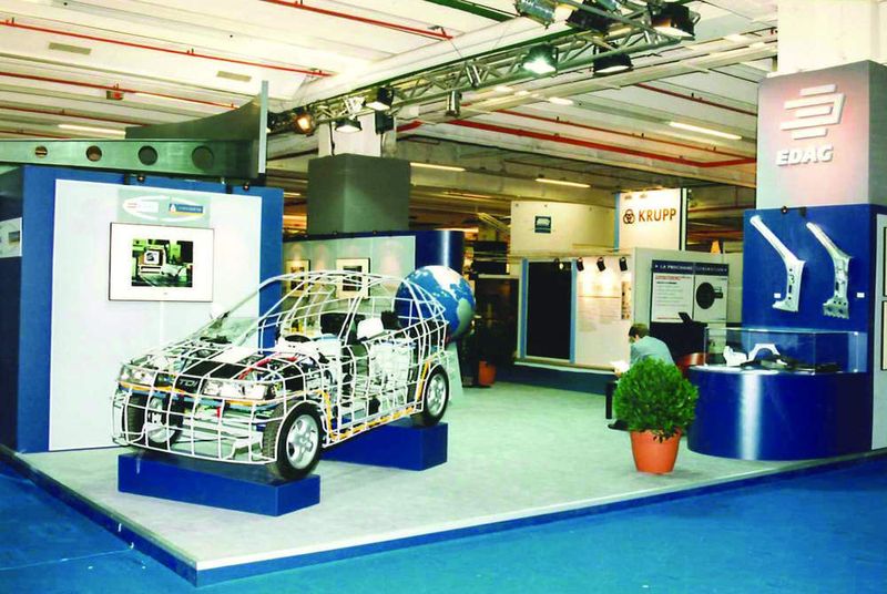 Auf dem Genfer Automobilsalon 1999 präsentierte Edag erstmals ein „Concept Car“. (Archiv: Vogel Business Media)
