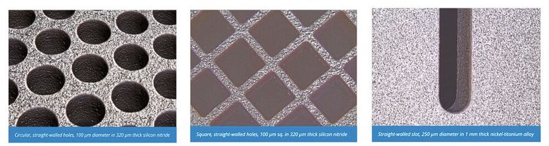 Blick auf reale Geometriebeispiele in diversen Materialien, die der neu entwickelte 5-Achs-Laserscanner von Aerotech erschaffen kann. (Bild: Aerotech)