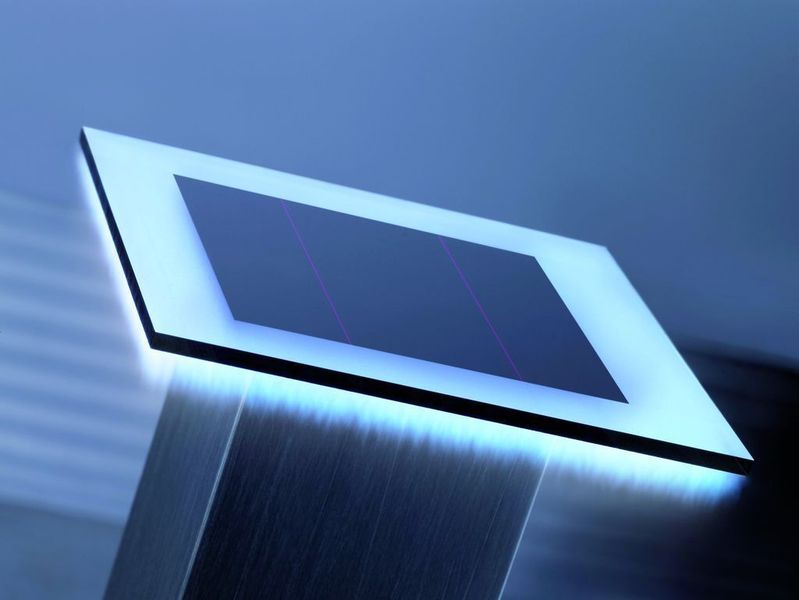 Laser mit ultrakurzen Pulsen werden für das Randentschichten einer Solarzelle eingesetzt. Bild: Trumpf (Archiv: Vogel Business Media)