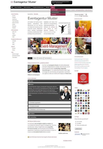 Zahlreiche Design-Vorlagen stehen zur Auswahl, die farblich schnell angepasst werden können (Archiv: Vogel Business Media)