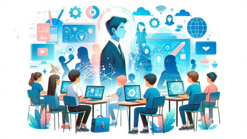 Der Monitor Lehrkräftebildung zeigt: Es fehlt in den meisten Hochschulen an verbindlichen Vorgaben für Medienkompetenzen.(Bild: ©  nibelheim - stock.adobe.com / KI-generiert)