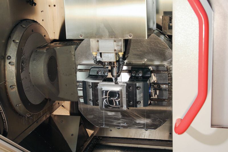 Centron 125-300 auf einer Hermle C30, Fr+ñsen der seitlichen Nut (Hochschule Luzern / Hemo)