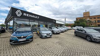 Der Standort von Car Union in Halle mit umgerüsteter CI (Bild: Car Union)