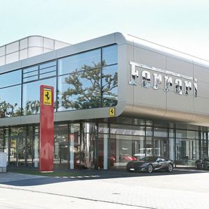 Rund sechs Millionen Euro hat Ulrich in das neue Autohaus investiert.(Bild:  Ferrari)