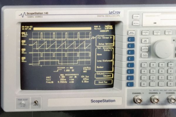 Das LS140 bot vier Kanäle, einen AD/Wandler mit zwei 8-Bit-Flashes und 100-MHz-Bandbreite. (Bild: Teledyne LeCroy)