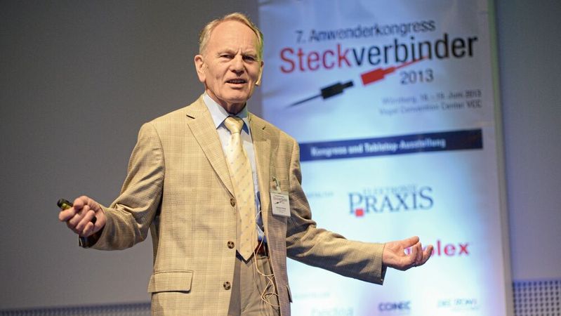 Hermann Strass: Das Elektronik-Urgestein begleitete und prägte die Branche für Jahrzehnte als internationaler Technik-Experte, Normungsspezialist und kritischer Fachautor.(Bild:  Stefan Bausewein)