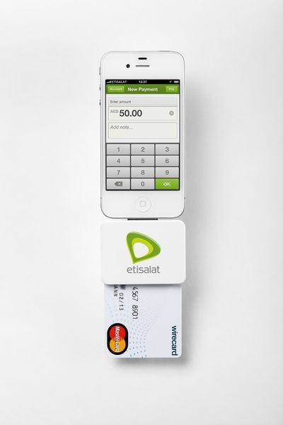 Bezahllösung fürs Handy: Vor Wirecard entwickelte Mobile Payment Lösung auf Basis eines anschließbaren Kreditkartenlesegeräts ( Wirecard)