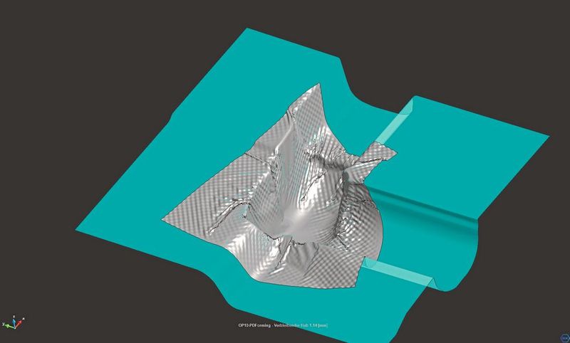 Mit Stampack Xpress simuliertes Prägeteil. (Bild: Kölle/Stampack)