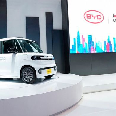 BYD hat kürzlich in Tokio das K-car „Racco K-EV“ vorgestellt. (Bild: BYD)